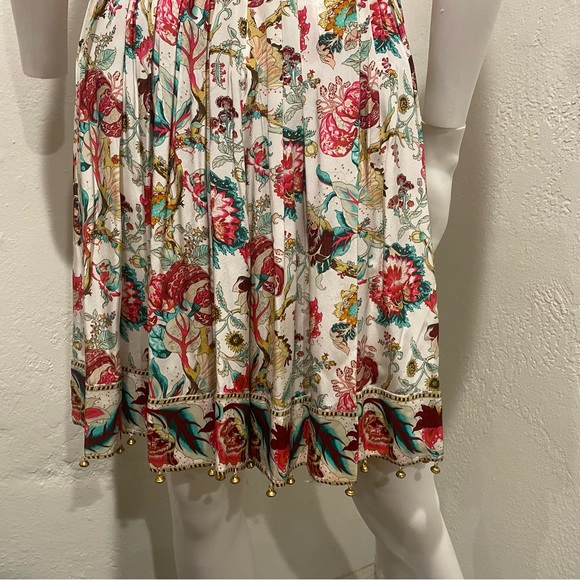 Plenty by Tracy Reese silk floral dress with lace bead in the front size 8 - Picture 16 of 16